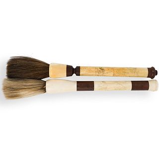 Pair of Japanese Calligraphy Brushes