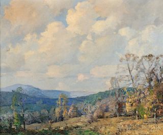 William Jurian Kaula (American, 1871-1953)      Sunshine and Cloud Shadows