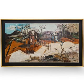 Bruno Venier (Argentina, 1914-1996) Oil On Canvas