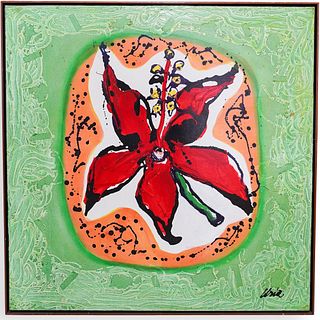 Carlos Uria (1929-2007) Acrylic on Canvas