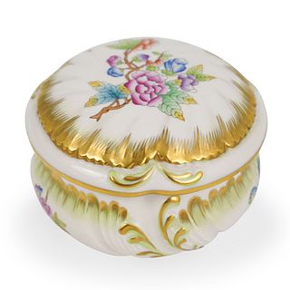 Herend "Queen Victoria" Covered Porcelain Bowl