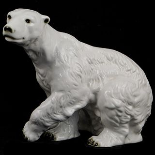 Royal Dux Porcelain Polar Bear