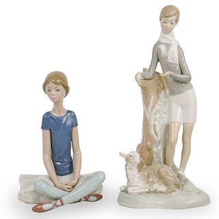 (2 Pc) Lladro Figurine Lot