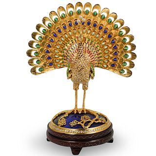 Decorative Peacock Sculpture