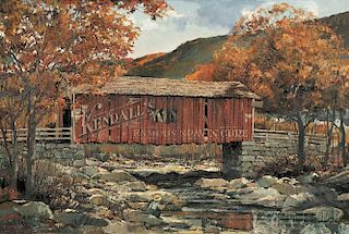Eric Sloane (American, 1905-1985)      Vermont Autumn