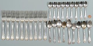 29 spoons & forks incl. Shiebler