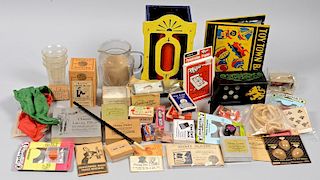 Collection Magic Tricks, circa 1950s, 38 items