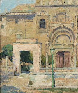 Harry B. Lachman (American, 1886-1975)      Courtyard