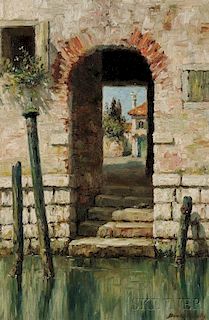 Burr H. Nicholls (American, 1848-1915)      Venice Doorway
