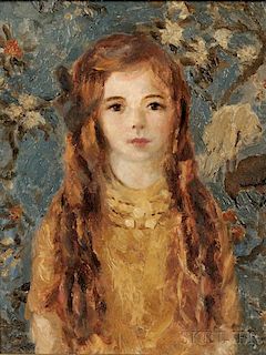 Ida Pulis Lathrop (American, 1859-1937)      Portrait of Barbara N. Follette