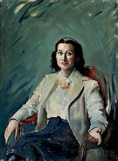 Stokely Webster (American, 1912-2001)      Portrait of the Dancer, La Meri