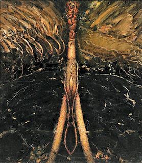 Gregory Joseph Gillespie (American, 1936-2000)      Split Image Swamp