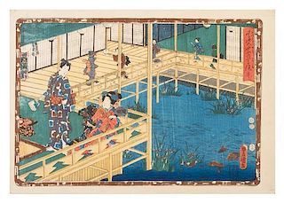 Utagawa Toyokuni, (1769-1825), Court Scene