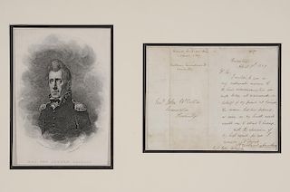 Andrew Jackson Letter, April 1, 1837