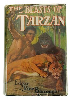 <em>The Beasts of Tarzan</em>, Signed by
