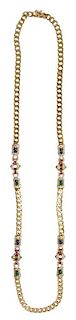 18 Karat Yellow Gold Necklace with