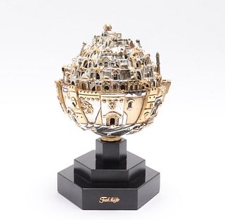 Frank Meisler Judaica "Jerusalem Sphere" Sculpture