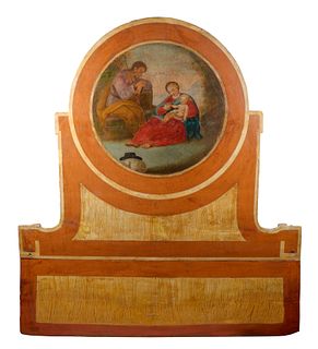 Antique Venetian Painted Panel