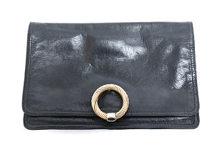 Bottega Veneta Leather Foldover Handbag