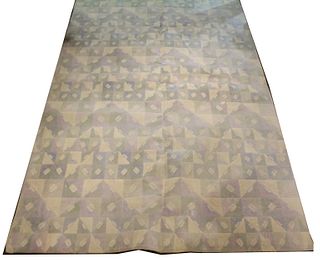 Modern Geometric Carpet 8' 3" x 13'