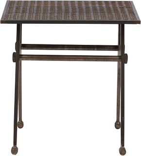 Vintage Industrial Style Metal Side Table