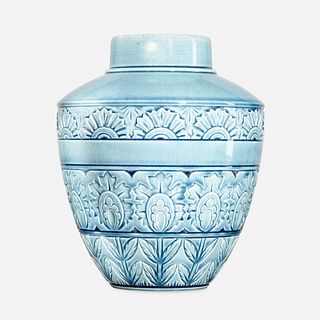 George W. Fenety for Chelsea Keramic Art Works, Aesthetic Movement vase