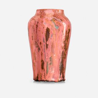 Hugh C. Robertson for Dedham Pottery, experimental oxblood vase