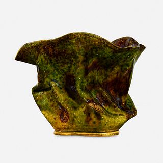 George E. Ohr, Small crumpled vase