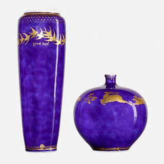 Taxile Doat for University City, vases, set of two