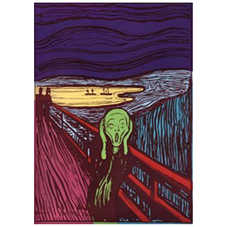 ANDY WARHOL, IIIA.58 (d): The scream (After Munch).