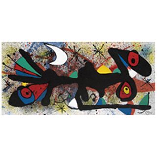 JOAN MIRÓ, from the series Miró & Artigas Ceramique, 1974.