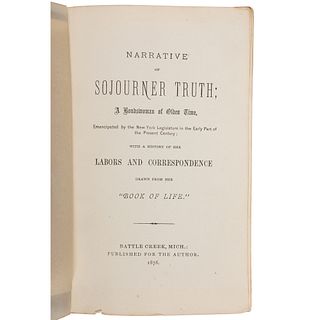 Narrative of Sojourner Truth; a Bondswoman of Olden Time, First Battle Creek Edition, 1878