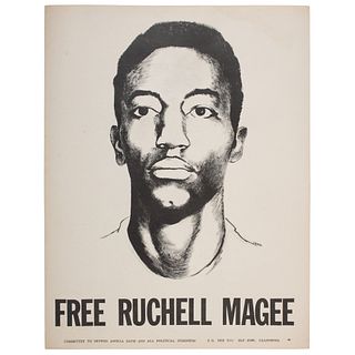 Free Ruchell Magee Poster, ca 1971