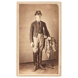 "California Battalion" Bugler Everard Irving Drisko, 2nd Massachusetts Cavalry, CDV