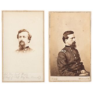 Medal of Honor Recipient Brigadier General Alexander Webb, Pair of Fine CDV Portraits by Brady and Gardner
