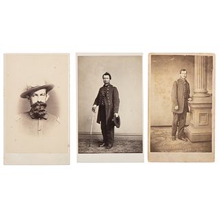Trio of Pennsylvania Civil War CDVs, Including General Francis Patterson