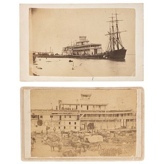 McPherson & Oliver, Civil War CDVs of Steamboat Natchez
