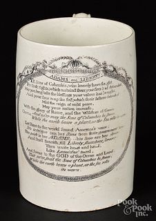 Liverpool Herculaneum mug, ca. 1800