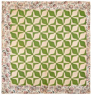 Rob Peter to Pay Paul quilt, mid 19th c.