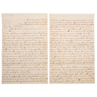 Battle of Chancellorsville, Secretarial Civil War Letter Issued by Major Philo B. Buckingham, 1863