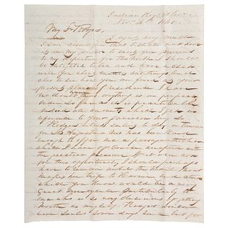 USN Archive Featuring Correspondence of Christopher Raymond Perry Rodgers, Incl. Mexican War, Indian War, and Civil War Content