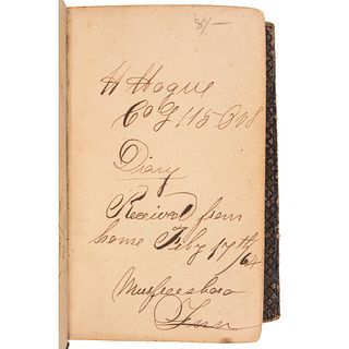 Civil War Diary of Private Harvey Hogue, 115th Ohio Volunteer Infantry, POW