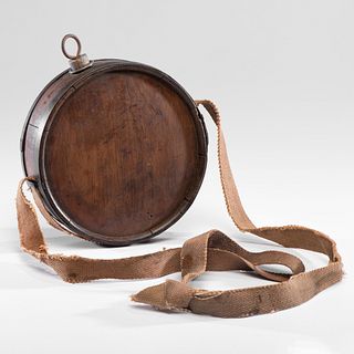 Confederate Wood Drum Canteen