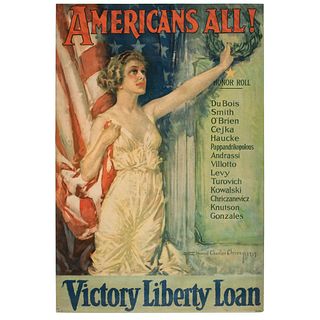 Series of 3 WWI Posters Featuring Artwork by Howard Chandler Christy