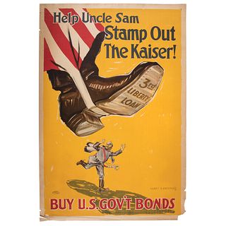 Patriotic WWI Liberty Bond Posters, Group of Eight