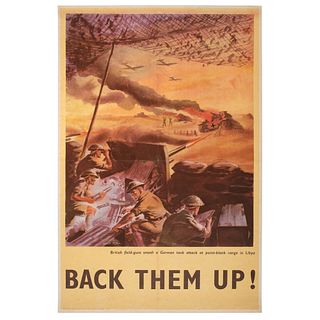 British WWII Posters, BACK THEM UP!, Series of Three