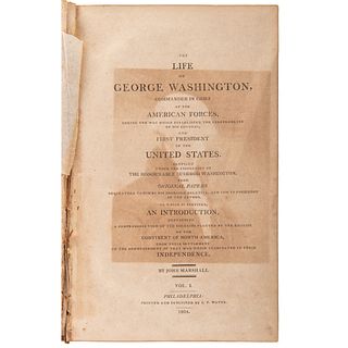 The Life of Washington, First Edition