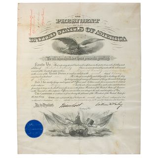 Presidential Signed Commissions for General Herbert Everett Tutherly, Commander of Squadron at the Battle of San Juan Hill