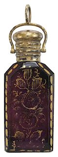 Tiny Flat-Sided and Shouldered Perfume
