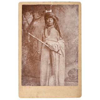 Oglala Sioux Chief White Bird Cabinet Card